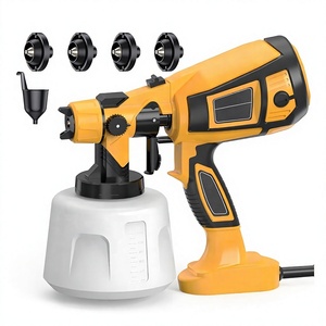 Pistolet de pulvérisation électrique professionnel 220V, 1400ml, haute capacité, sans air, DIY, 3000 PSI, débit variable, pour meubles, bois, murs - Product Image 1