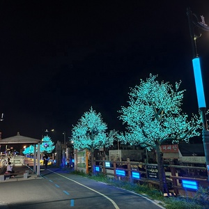 Tùy chỉnh ngoài trời đa màu sắc thay đổi giáng sinh lễ hội trang trí đèn nhân tạo 5m RGB khổng lồ <span class=keywords><strong>Led</strong></span> <span class=keywords><strong>Tree</strong></span> - Product Image 4