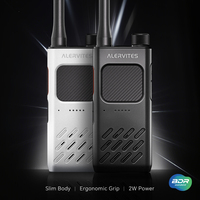 Radio UHF Inteligente Baofeng Alervites AT2, Walkie Talkie de Largo Alcance, Bluetooth Offline, Zello PTT, Radio Bidireccional Portátil con IA, 1300/2200mAh