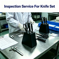 Services d'inspection de la qualité pour kits de couteaux d'appoint à prix abordable, services d'audit d'usine et d'inspection avant expédition FBA à Qingdao et Ningbo