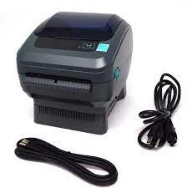 Original for Zebra ZP450 0201 0000A Direct Thermal Barcode Label Printer 4 inch ribbon desktop barcode printer