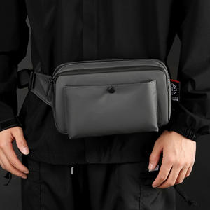 Bolso de Pecho para Hombre Wepoewr, de Nailon, Ligero, Pequeño, Negro, Estilo Urbano, Bandolera, para Uso Diario, Otoño 2024 - Product Image 2