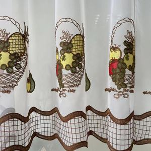 100% poliestere colorato all'ingrosso finestra <span class=keywords><strong>cucina</strong></span> tenda pronto - Product Image 3