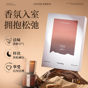 Fangdi Reed Diffuser Set Soy Wax Long Lasting Aroma Home Fragrance Gift Box - Product Image 2