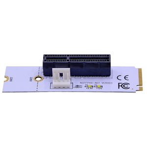 NGFF Adaptor <span class=keywords><strong>M</strong></span>.<span class=keywords><strong>2</strong></span> Ke PCI-e 4X Riser, Kartu M2 Kunci <span class=keywords><strong>M</strong></span> Ke PCIe X4 dengan Indikator Tegangan LED - Product Image 4