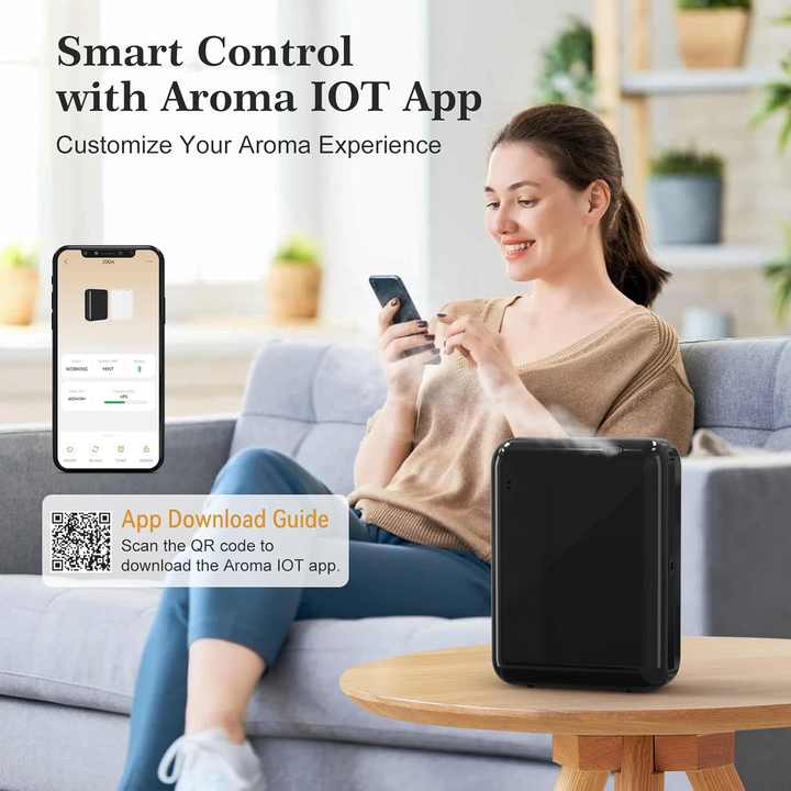TYLOC 2025 App-Controlled Smart Waterless Scent Diffuser Commercial ...