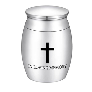 Özel anıt kişiselleştirilmiş Pet kremasyon külleri kutusu pençe baskı ile cenaze <span class=keywords><strong>Keepsake</strong></span> Metal Mini Pet Urns - Product Image 5