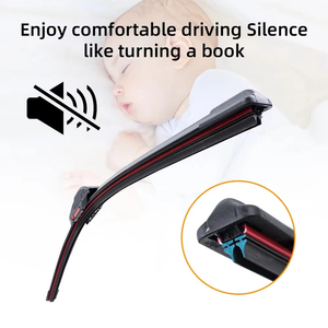 Spazzole <span class=keywords><strong>tergicristallo</strong></span> multi-lama per <span class=keywords><strong>auto</strong></span>, senza telaio, universali, a forma di U, silenziose, equipaggiamento originale - Product Image 2