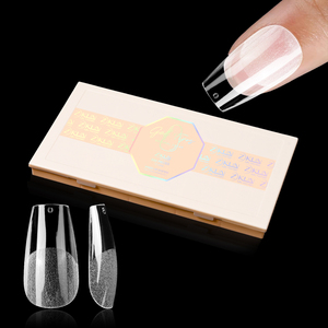 Fabricant de pointes d'<span class=keywords><strong>ongles</strong></span> en gel souple carrées à couverture complète de qualité supérieure, conception personnalisée, <span class=keywords><strong>ongles</strong></span> à presser, style French Tip pour les <span class=keywords><strong>ongles</strong></span> professionnels - Product Image 1