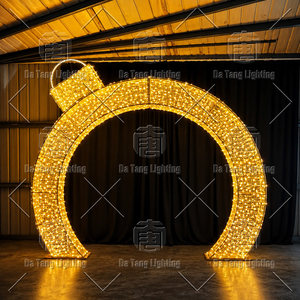 Outdoor LED Christmas Archway <b>Light</b> Supplier China Commercial Festival Lighting Solution Manufacturer OEM - Product Image 6