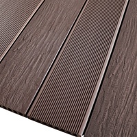Bande antidérapante imperméable 3D grain de bois gaufrage carreaux de sol extérieur bois composite terrasse WPC terrasse prix
