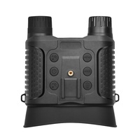 Jumelles tactiques longue portée Secozoom, vision nocturne montée sur casque, noires, avec écran 2,4 pouces, capteur CMOS pour caméra de casque