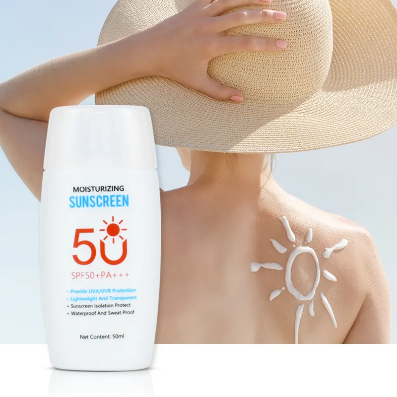 Suncream SPF50 + tabir surya, pelindung wajah dan tubuh dari UV Korea