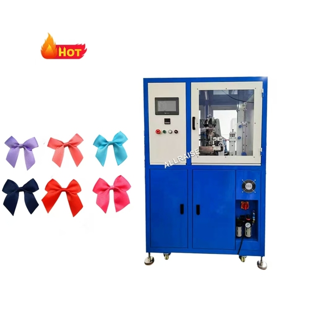 Thread Knotting Butterfly Knot Ribbon Bow Tie Tying Maker Machine Fabric Satin Ribbon Bow Making Machine to Make Bows