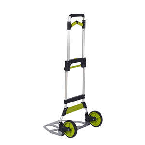 Folding Hand Truck Aluminum Luggage <b>Trolley</b> Heavy Duty Moving Cart 120 Kg Capacity <b>Portable</b> Warehouse Ramp - Product Image 5