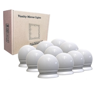 Alta rentabilidad <span class=keywords><strong>para</strong></span> la lámpara de espejo de tocador de maquillaje LED de estilo Hollywood, 5 temperaturas de color, tocador de baño de alambre oculto - Product Image 1