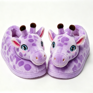 Pantuflas de elefante personalizadas, pantuflas de elefante de peluche, pantuflas de animales para el hogar, pantuflas de elefante grises, zapatos de elefante para el hogar - Product Image 5
