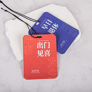 <span class=keywords><strong>Tag</strong></span> & nhãn nhà máy may mắn từ in màu giấy treo <span class=keywords><strong>tag</strong></span> với sáp màu đen sợi dây thừng cho quần áo - Product Image 4