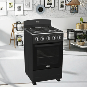 Multifunctional Freestanding Stainless Steel 4 Burner Range Cooker <b>Oven</b> Gas Stove Electronic Ignition Convection Class A+++ Free - Product Image 2
