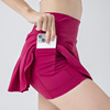 Sexy Phụ Nữ Quần Vợt Hoạt Động Mặc Váy Váy Với Quần Short Túi Tùy Chỉnh Cho Cô Gái Trang Phục Cao Eo Phòng Tập Thể Dục Thể Thao Golf Pickleball Skort - Product Image 2