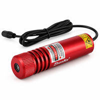 Pièces de localisateur laser industriel ZhonNa 638nm pour équipement laser, découpe bois, pierre, aluminium, ligne croisée, point, refroidissement, coque