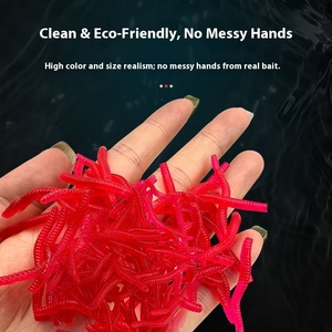 <span class=keywords><strong>ไส้เดือน</strong></span>ปลอมสีแดงเหยื่อยางและโลหะล่อสำหรับการตกปลาทะเลการกำหนดเป้าหมายปลาคาร์พและคอนชนิด - Product Image 4
