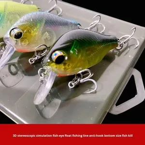 Mồi câu giả bằng nhựa hình cá nhỏ, ba móc câu, chất liệu thiếc mờ, kích thước 5,5 inch, trọng lượng 8g, dùng câu cá bass. - Product Image 2