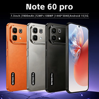 Note60 Pro 2026, Gran Oferta, Teléfono Inteligente Android 5G, Edición Global, 16GB 1TB, Pantalla Grande de 7.3 Pulgadas, Larga Duración de Batería, Deca-Core, Android 15