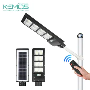High Brightness Ip65 Waterproof Integrated ABS 60w 90w 120w All In One Outdoor LED Solar Garden Lamp