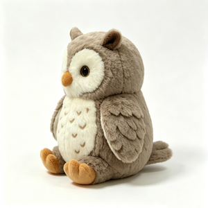 Peluche Hibou Personnalisée, Peluche Hibou des Granges, Peluche Hibou des Forêts, Cadeau Hibou pour Crèche, Jouet Animal de la Forêt, Peluche Hibou Neutre - Product Image 4