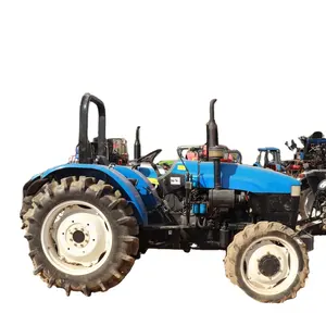 Petite ferme tracteurs de jardin 2 roues 50hp 75hp Hollande 4x4 chargeuse pelleteuse machines