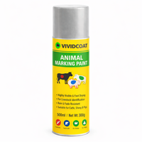Peinture de marquage haute visibilité pour bétail, spray résistant aux intempéries pour le marquage fiable des bovins et des ovins