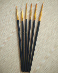 Offre Spéciale Pinceau <span class=keywords><strong>d</strong></span>'art de taille 6 Pinceau de revêtement de peinture à l'huile de cheveux en nylon - Product Image 2