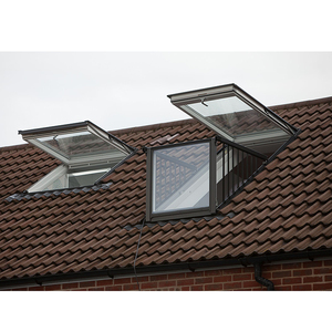 Grande vetro panoramico lucernario tetto <span class=keywords><strong>finestre</strong></span> fuori oscillazione insonorizzato in lega di alluminio tenda apertura verticale per balcone - Product Image 5