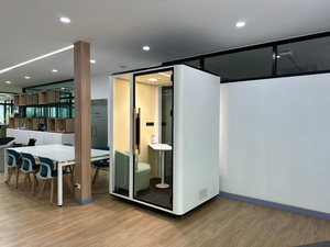 ห้องทำงานส่วนตัวแบบเก็บเสียง รุ่น Comine <span class=keywords><strong>Modern</strong></span> ปี 2026 พร้อมรูปภาพถ่ายจริง ติดตั้งง่าย มีล้อเลื่อน ห้องเงียบสำหรับทำงานส่วนตัว ทำจากอลูมิเนียม - Product Image 3