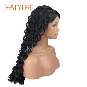 FSTYLER-Peluca de rizos ondulados para Halloween, <span class=keywords><strong>pelo</strong></span> sintético de anime, varios colores, venta al por mayor, <span class=keywords><strong>pelucas</strong></span> de <span class=keywords><strong>Carnaval</strong></span> - Product Image 5
