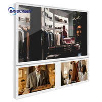Écran publicitaire transparent LED pour ascenseur Ingscreen pour centre commercial, graphiques, écran tactile classé IP67, Full HD 1920x1080