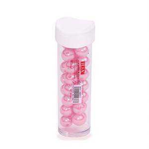 Ilan Abalorio Perle rosa da 10 mm, perline sfuse per la creazione di gioielli, 12 pezzi - Product Image 1