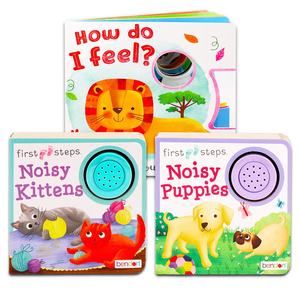 Premiers pas Chatons et chiots bruyants Livres sonores <span class=keywords><strong>Livre</strong></span> sonore à boutons simples - Product Image 1