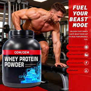 Poudre de protéines de lactosérum en vrac 10 kg Vente en gros Complément alimentaire pour la salle de sport Nutrition sportive Croissance musculaire Équilibre électrolytique Marque privée GMP - Product Image 4