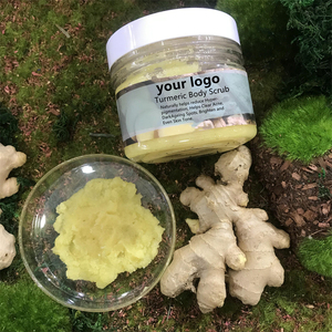 Logo personnalisé, vente en gros, peau, <span class=keywords><strong>Grain</strong></span> de gingembre, sel de mer, peau claire, <span class=keywords><strong>gommage</strong></span> du cuir chevelu, <span class=keywords><strong>gommage</strong></span> pour le visage et le corps - Product Image 2