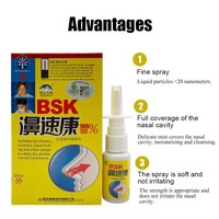 Semprotan Hidung Herbal 10ml Kuat & Ampuh, Decongestan Hidung Alami dengan Pereda Nyeri untuk Perawatan Mulut & Hidung