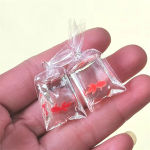 Hàn Quốc Nhật Bản sáng tạo tiện ích chất lỏng nổi cá Mặt dây chuyền Keychain Bông tai Trang sức phụ kiện đại dương thang máy nổi quyến rũ - Product Image 6