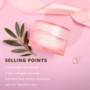 <span class=keywords><strong>Crema</strong></span> <span class=keywords><strong>Facial</strong></span> Hidratante Orgánica Vegana con Triple Colágeno, Reparadora y Reafirmante, para Todo Tipo de Piel, con Manteca de Karité y Retinol, OEM ODM - Product Image 6