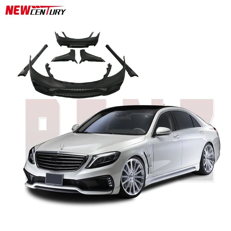 Suitable for 2012-2017 Mercedes Benz S-Class W222.1 modified WALD large surround kit front and rear bumper skirt leaf panels