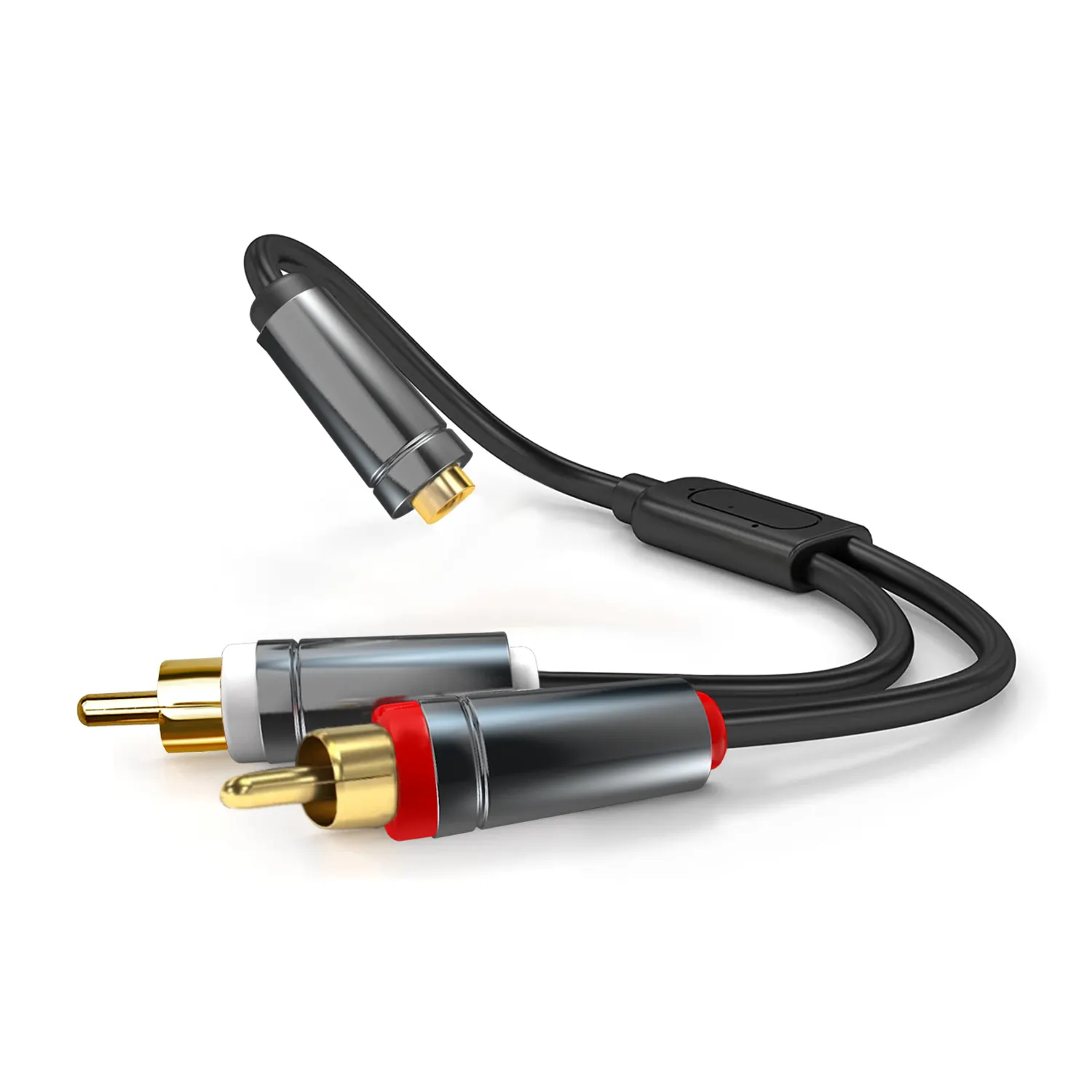 HI-Q 2RCA 3.5mm Qualidade Superior Cabo Preço 3.5mm Cabo de Áudio Estéreo Feminino para Masculino 3.5mm para 2 RCA Y AUX AV Kabel