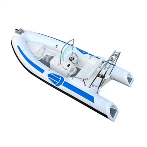 7 passagers 4.3m <span class=keywords><strong>de</strong></span> profondeur V quille forme Hypalon RIB bateau <span class=keywords><strong>de</strong></span> <span class=keywords><strong>sauvetage</strong></span> pour plongée - Product Image 2