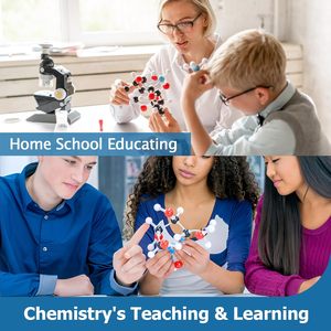 Phân tử mô hình kit, 444 cái Hữu Cơ phân tử hóa học thiết lập, nguyên tử yếu tố mô hình Kit cho bài học trong hóa học - Product Image 5