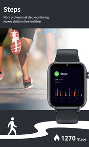 Trẻ em thông minh xem 4G GPS không thấm nước IP67 hình dạng SOS hoạt động Tracker 4G trẻ em xem với xoay máy ảnh - Product Image 5