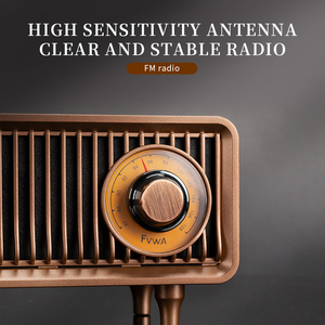 AS19 <span class=keywords><strong>Radio</strong></span> Wireless <span class=keywords><strong>Vintage</strong></span> in Legno con Altoparlante BT, Supporto USB/Aux/Scheda TF, <span class=keywords><strong>Design</strong></span> Retrò Elegante, Sintonizzazione FM Rotativa alla Moda - Product Image 4